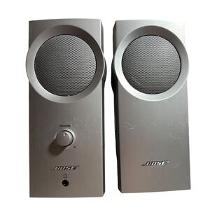 Bose Companion 2 Series I Multimedia Computer Speakers Silver Black System